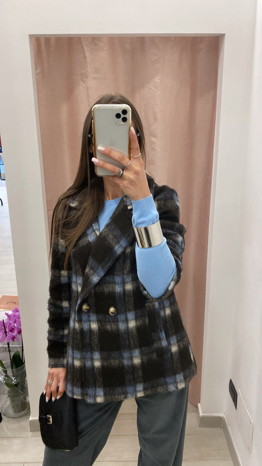 Giacca Lana cotta quadri