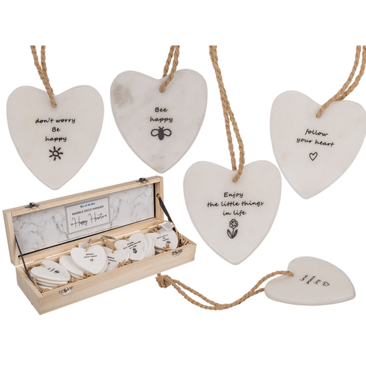 Happy Hearts in marmo