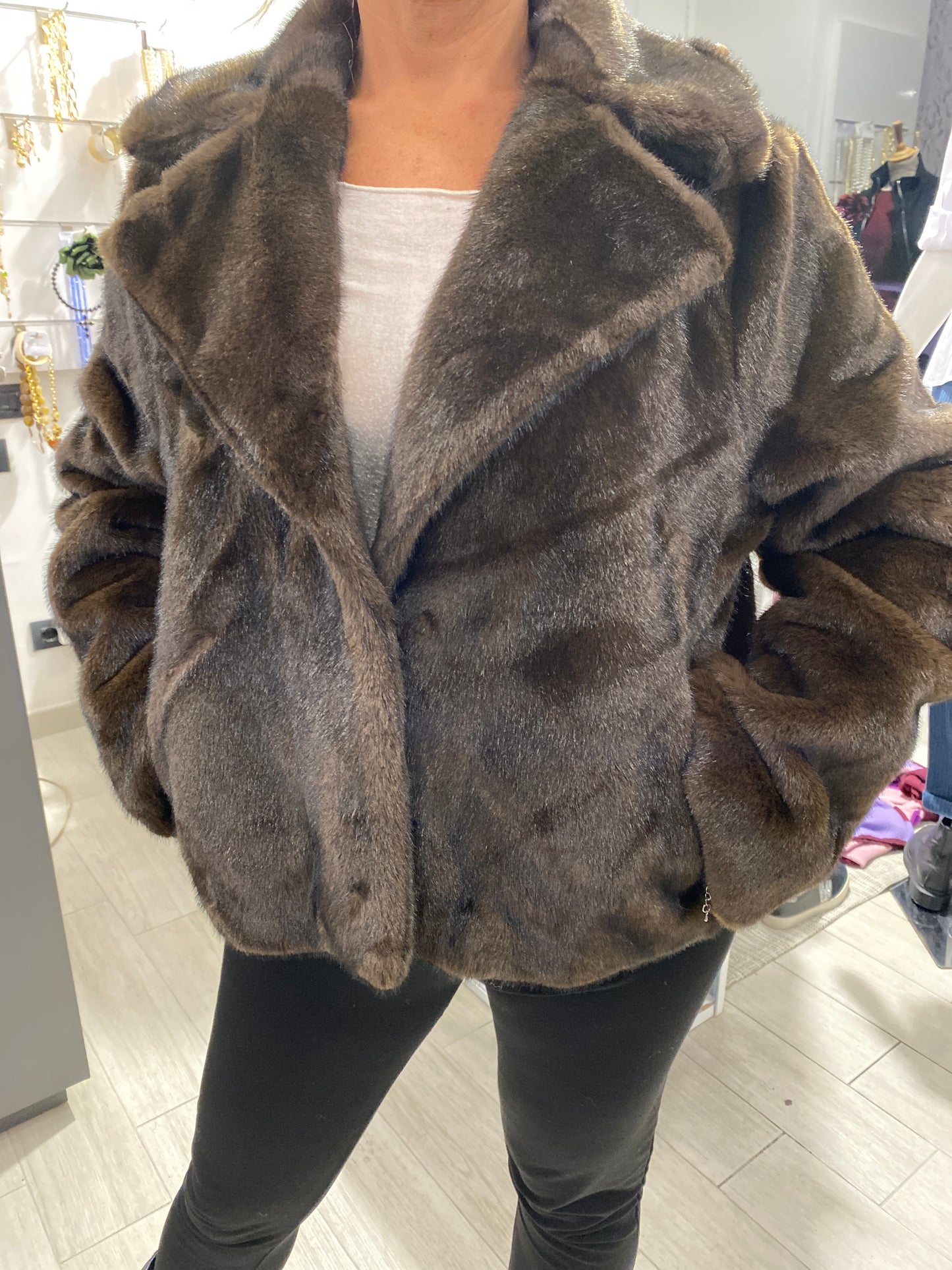 Pelliccia testa di moro