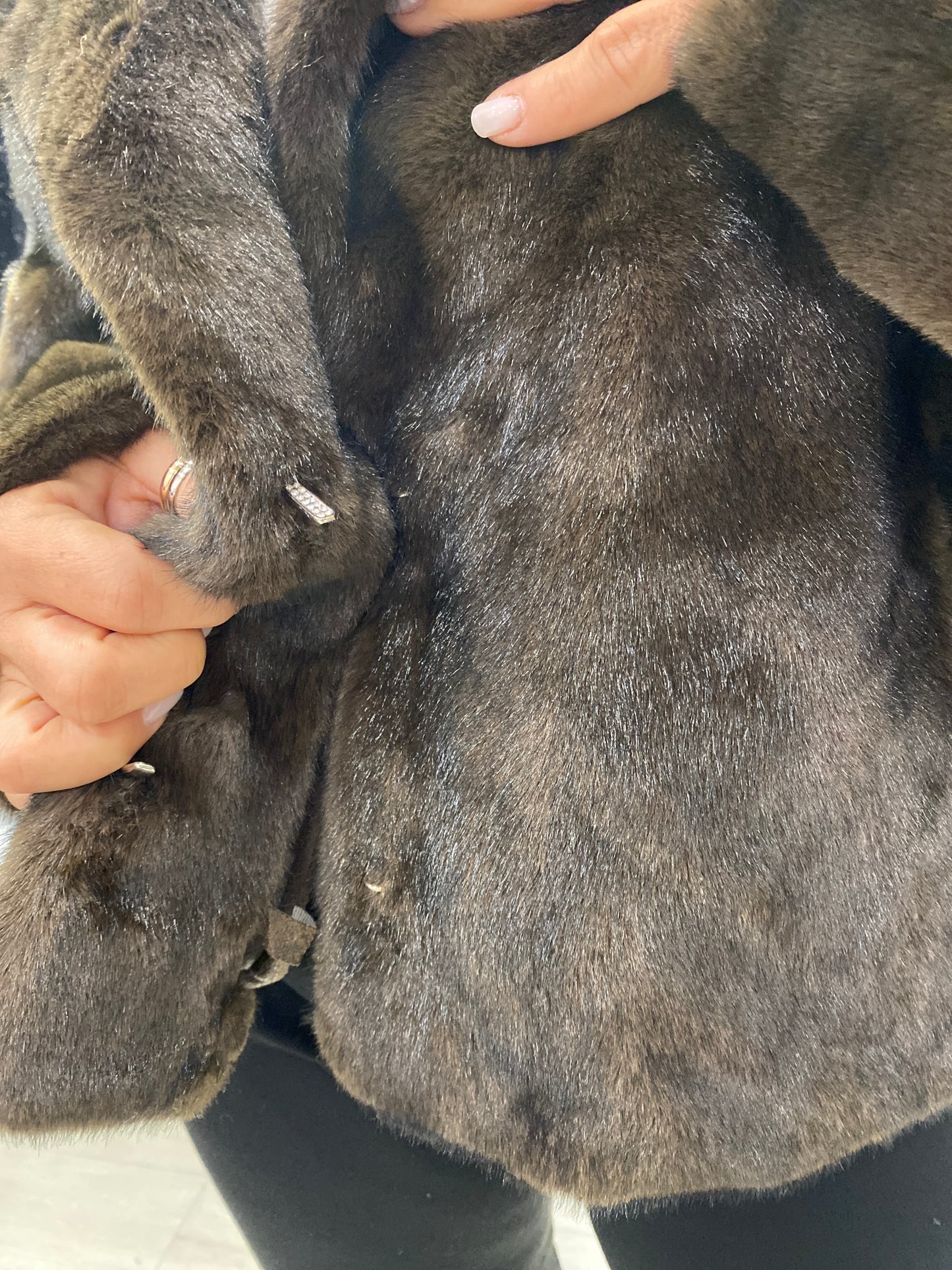 Pelliccia testa di moro