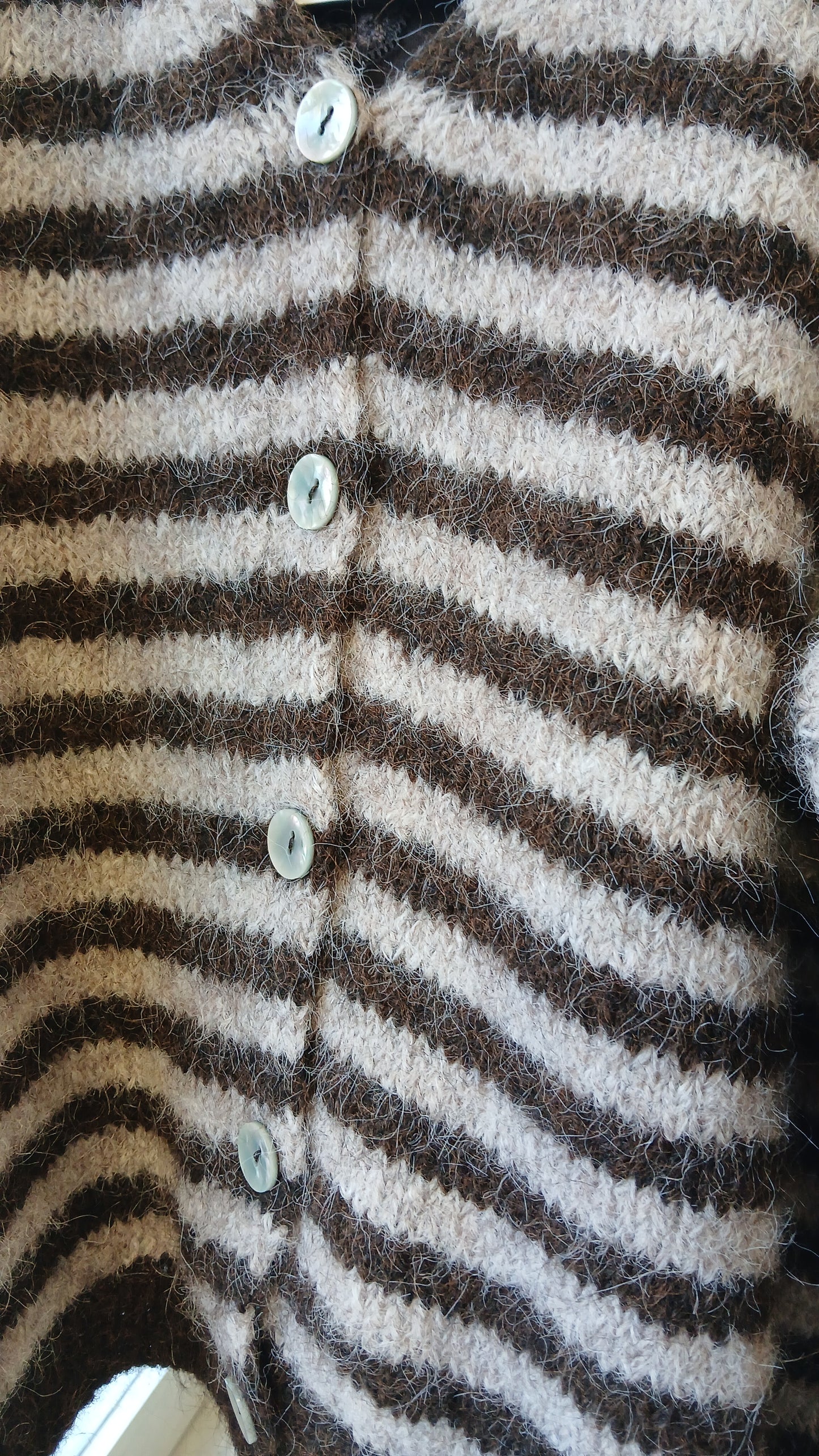 Cardigan righe