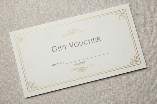 un buono regalo in cartoncino elegante